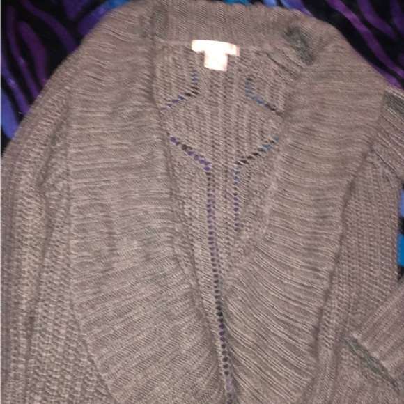 Say what ruffle cardigan sweater - Picture 2 of 3